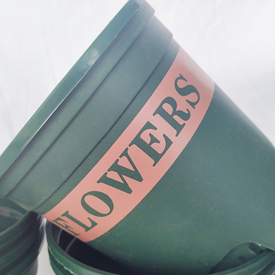 Vasi da fiori di plastica rotondi moderni dell'OEM 9cm 11cm intorno ai vasi di plastica della pianta
