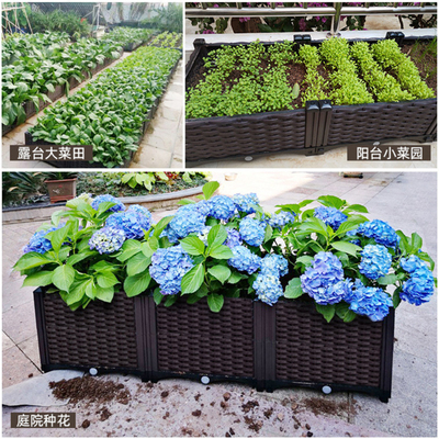 piantatrice di plastica del contenitore di fiore di lunghezza di 120cm