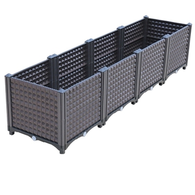 la piantatrice quadrata di plastica di 40*40*37cm inscatola il peso leggero di plastica delle piantatrici di Veg