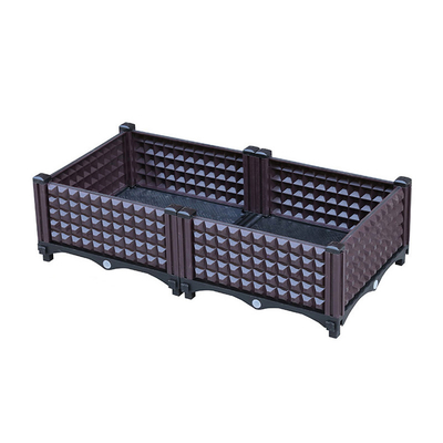 La piantatrice rettangolare impermeabile del PVC inscatola la piantatrice di plastica della verdura inscatola la lunghezza di 120cm
