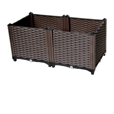 Piantatrice del PVC di resistenza della corrosione la grande inscatola i recipienti di plastica dell'interno minimalisti della piantatrice