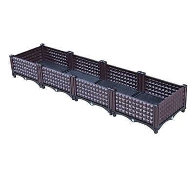 Scatola di Logo Customized Plastic Garden Planter rispettosa dell'ambiente