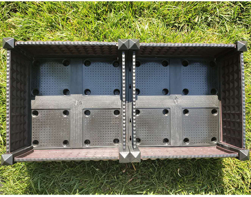 auto sollevato di plastica della piantatrice del letto del giardino di 160*40*22cm che innaffia le scatole di plastica della piantatrice della piattaforma