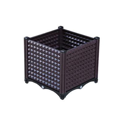 Letto di pianta economico alzato accatastabile del giardino della scatola della piantatrice del letto del giardino del quadrato di plastica di alta qualità