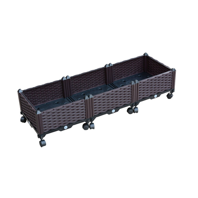 letto di plastica di 120cm*40cm*23cm Herb Garden Planter Raised Garden con le macchine per colata continua