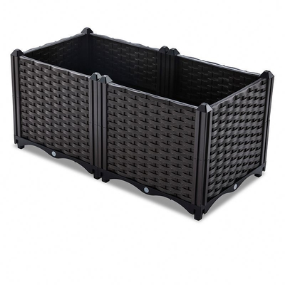 Scatole di plastica a 30 pollici di plastica della piantatrice di Herb Planter Box tessute prova dell'insetto