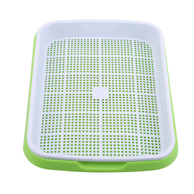 Germoglio di plastica su misura multifunzionale Tray Double Layer del seme
