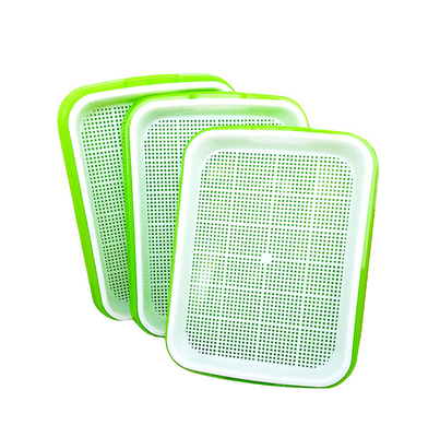 ampio seme idroponico di plastica Sprouter Tray With Lid Anti Corrosion dei vassoi di 24.5cm
