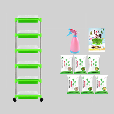 Piantina di plastica Tray Stand Recyclable Multicolor di germinazione regolabile