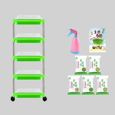 Piantina di plastica Tray Stand Recyclable Multicolor di germinazione regolabile