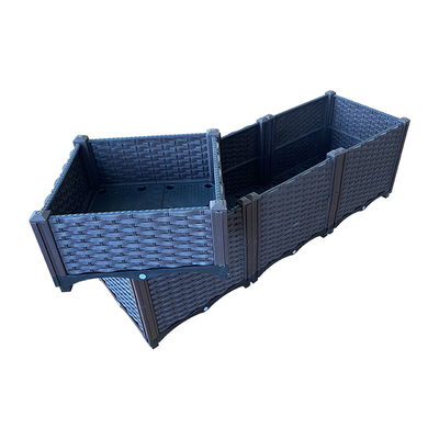 Tutte le scatole di plastica dell'orticoltura del patio di stagione sopravvivono la prova