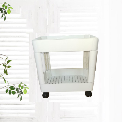 Resistenza all'usura di plastica mobile multifunzionale dello scaffale del carrello del bagno