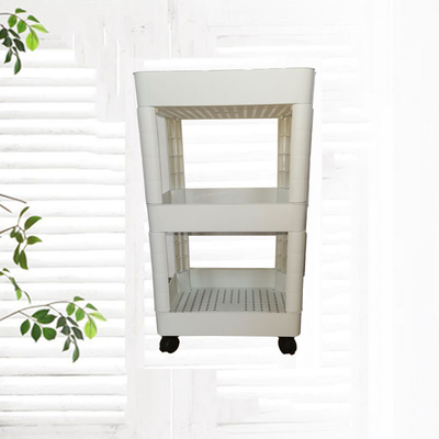 Resistenza all'usura di plastica mobile multifunzionale dello scaffale del carrello del bagno