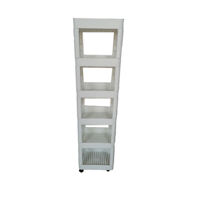 Organizzatore di plastica flessibile di rotolamento di plastica dello scaffale del carretto di stoccaggio di alta durevolezza
