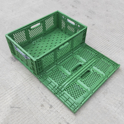 Trasporto di verdure piegante di plastica su misura dell'alimento del canestro dei supermercati